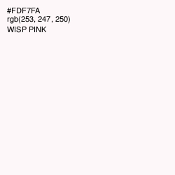 #FDF7FA - Wisp Pink Color Image
